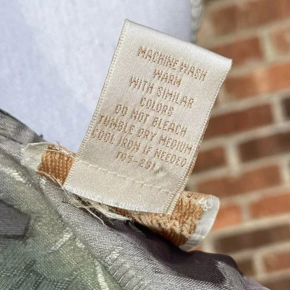 Vintage Fall Leaves Lingerie Mesh Purple Green Blue Medium Slip Dress - Picture 6 of 6